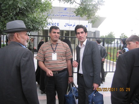 ورودی فرودگاه اردبیل قبل از مشرف شدن به خانه خدا